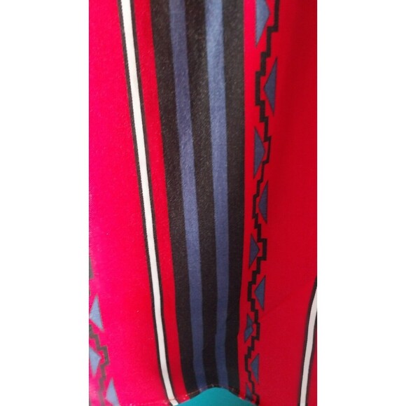 Vintage 90's Karman Western Aztech Shirt Mens XL  Long Sleeve Button Down - Picture 6 of 8